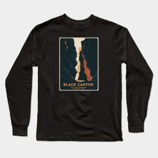 Black Canyon of the Gunnison National Park Vintage Long Sleeve T-Shirt